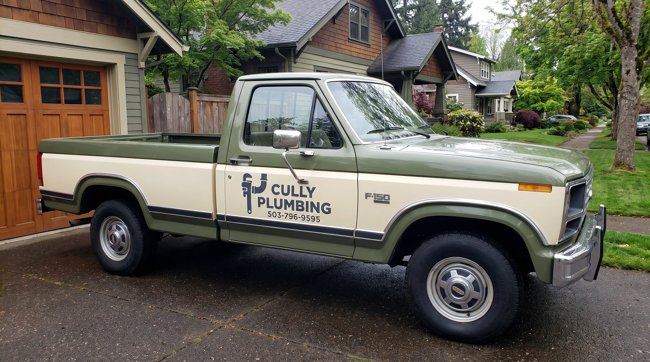 Cully Plumbing technician working on a plumbing system in Portland, OR